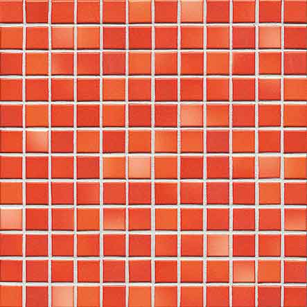 Fliesen Pollmann rotes Mosaik